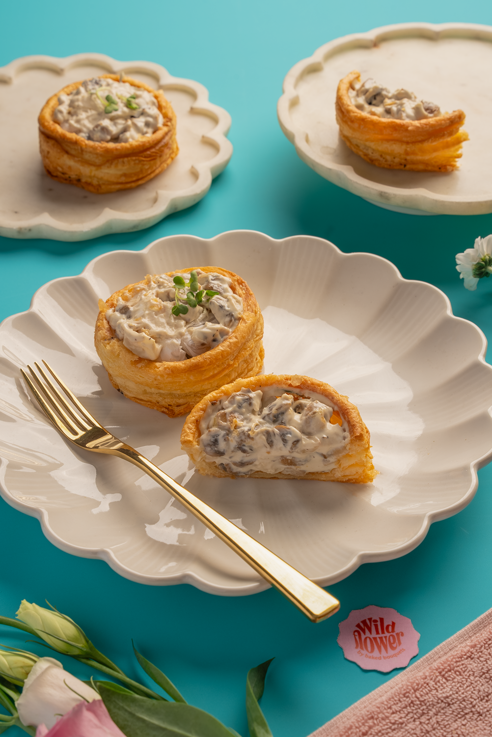 Truffle Mushroom Flanky Pie