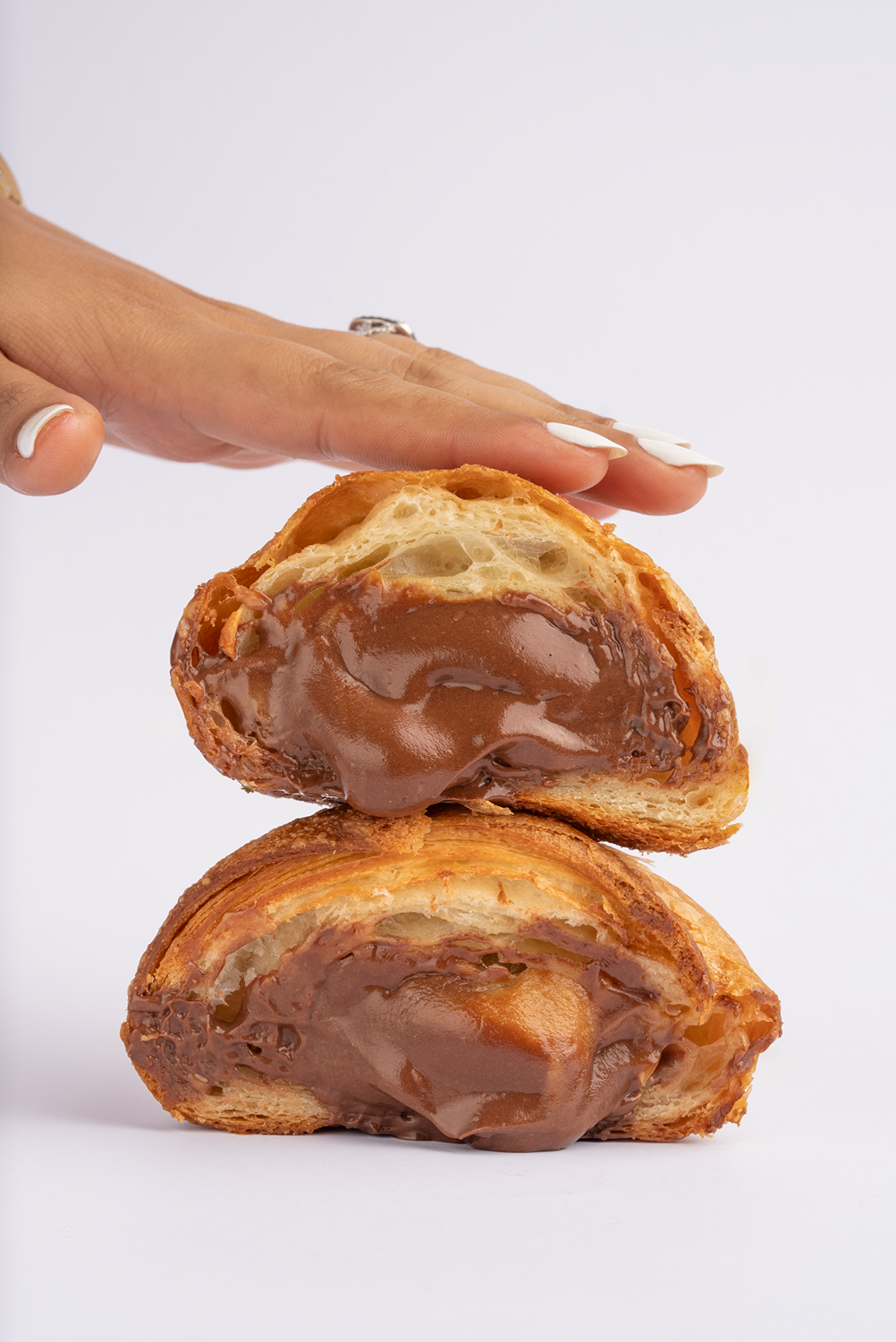 Chocolate and Salted Caramel Croissant