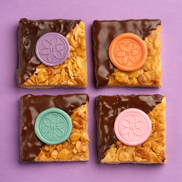 Chocolate Dipped Almond Florentine