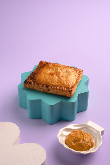 Bombay Chilli Cheese Puff Pie with Tandoori Butter Dip