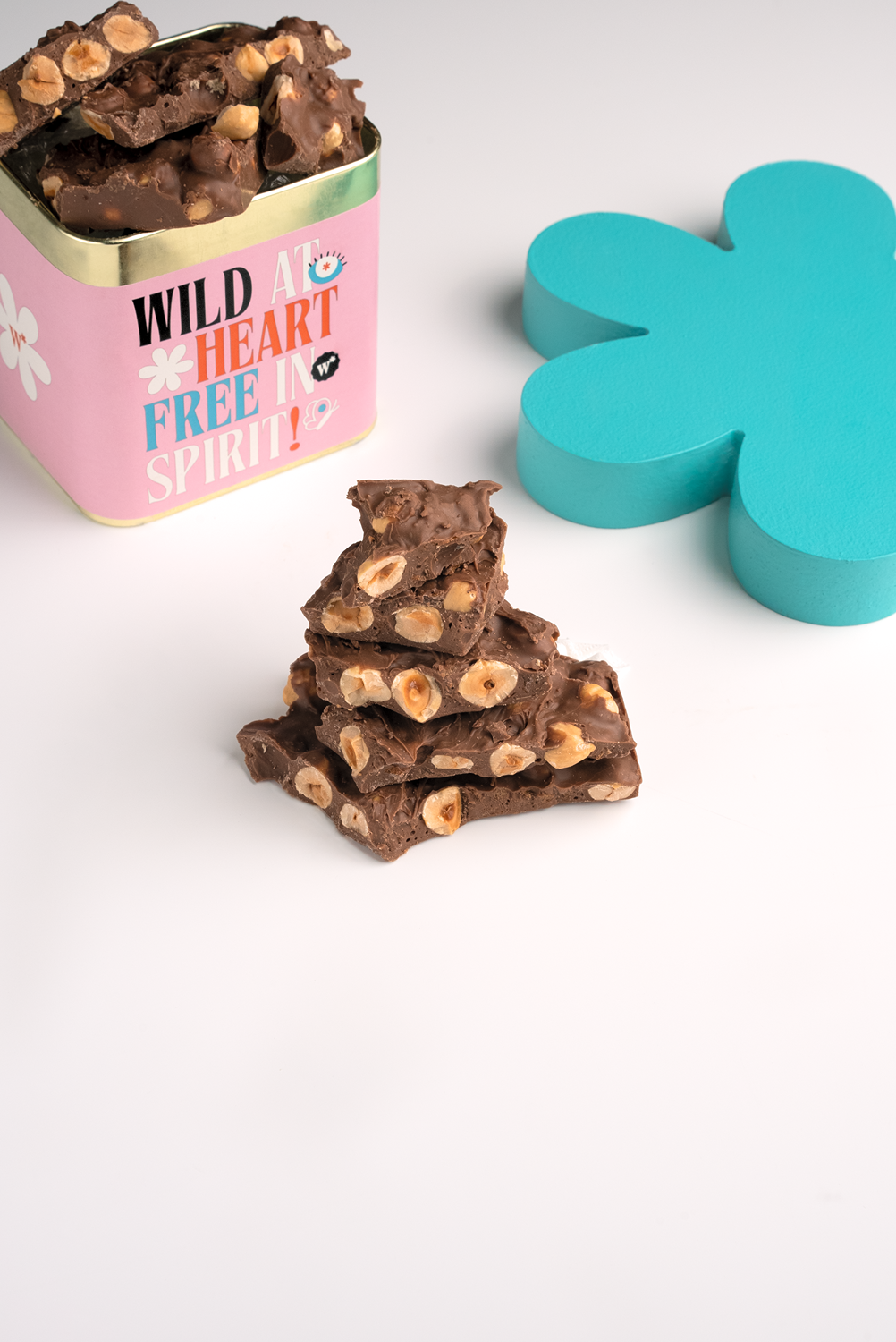 Hazelnut and Crunchy Milk Chocolate Barks