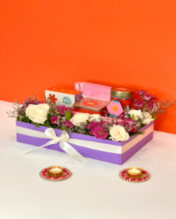 Best of Wildflower Purple Tray Hamper