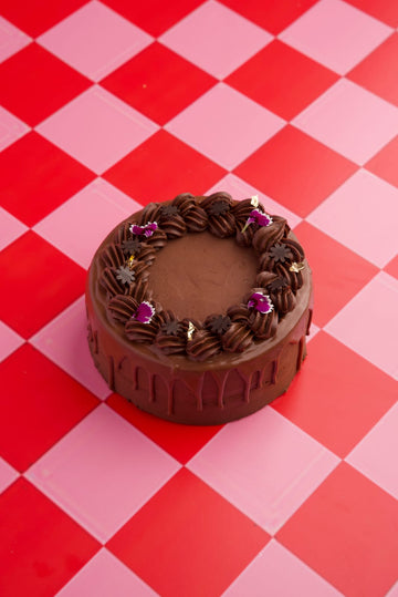 Date Almond & Chocolate Cake